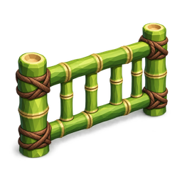 Bamboo Half Wall