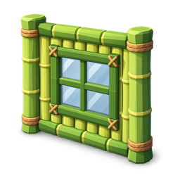 Bamboo Window Wall
