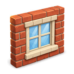 Brick Window Wall
