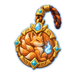 Ember Fox Charm