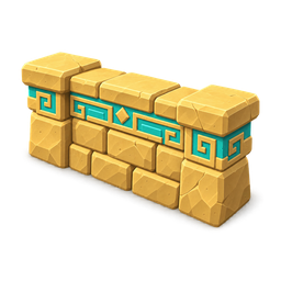 Sandstone Half Wall