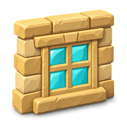 Sandstone Window Wall