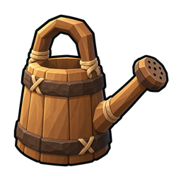 Wooden Watering Can