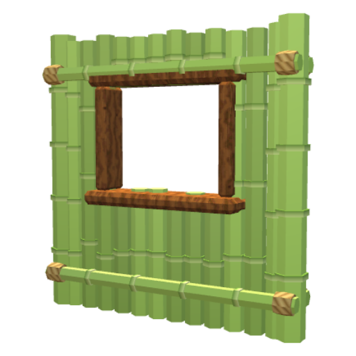 Bamboo Window Wall, built