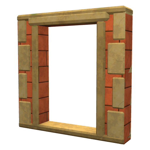 Brick Doorway, built