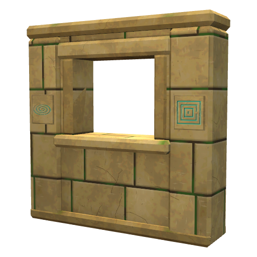 Sandstone Window Wall, built