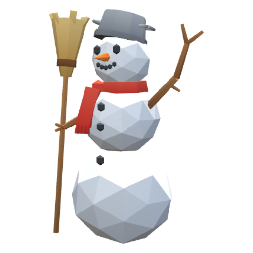 Snowman, built