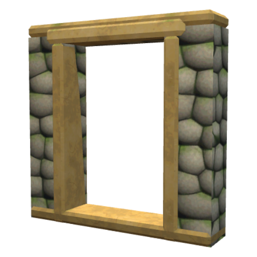 Fieldstone Doorway, built