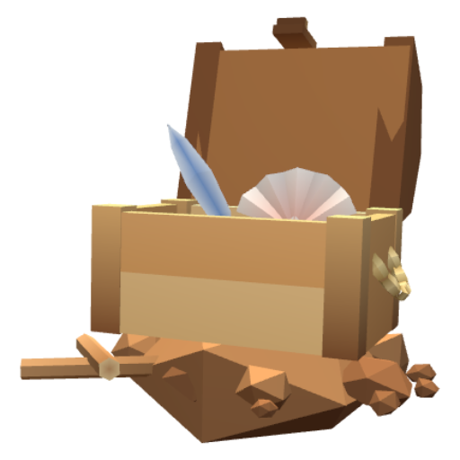Found Treasure Chest, built