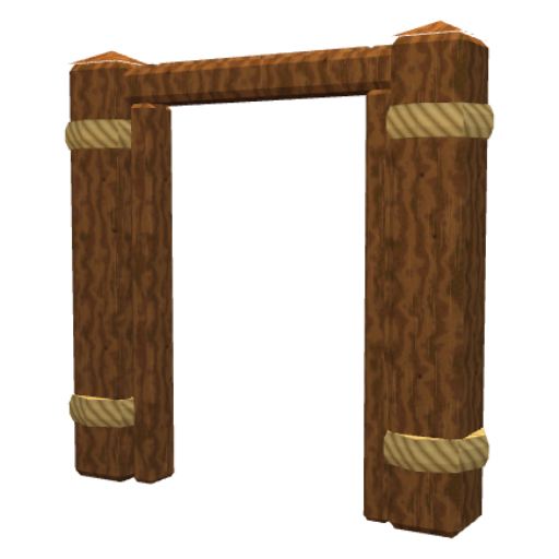 Timber Doorway, built