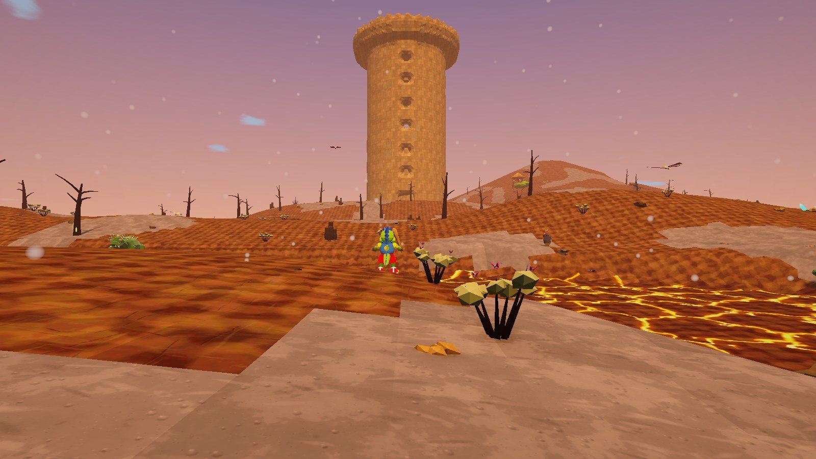 The Dragon Tower on the Dragonfire Isle, as it looks in the game