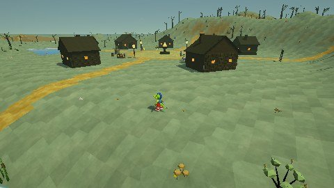 A town in the Zombie Land